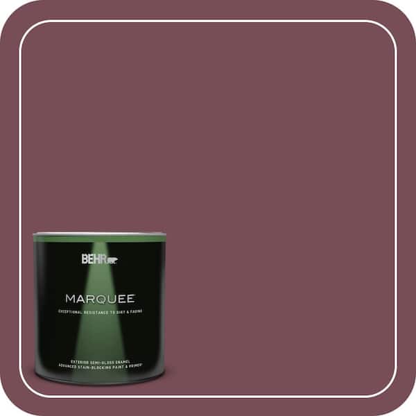 BEHR MARQUEE 1 qt. #MQ1-01 Rule Breaker Semi-Gloss Enamel Exterior Paint & Primer