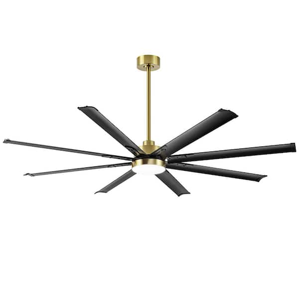 Breezary Archer 6 ft. Indoor Black and Gold Industrial