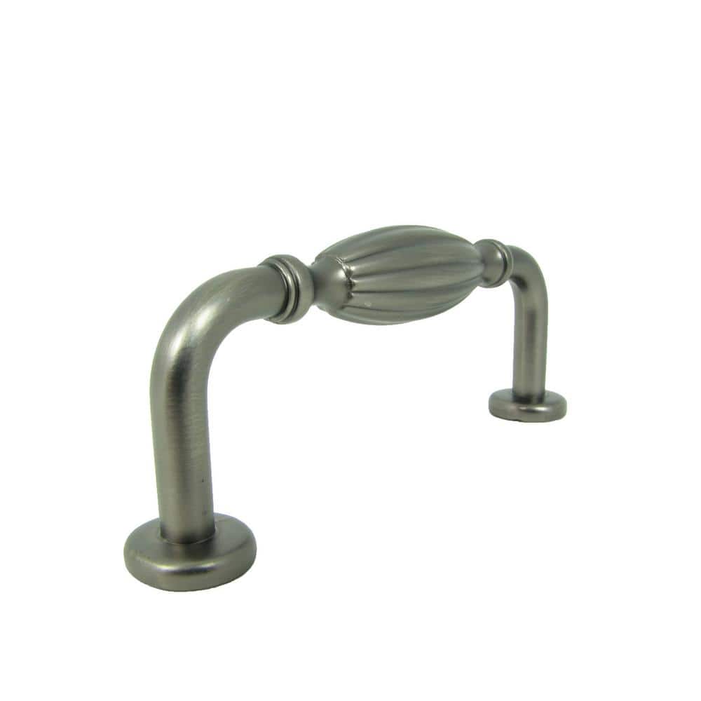 Weathered Nickel 3" Traditional Cabinet Pull Set