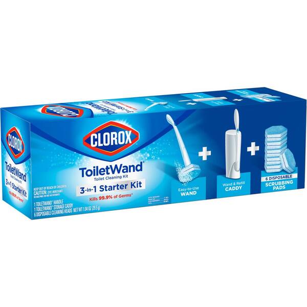 Clorox - ToiletWand Disposable Toilet Bowl Cleaner Kit