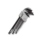 1/16-3/8 in. Long Arm Ball End Hex Key Wrench Set (9-Piece)
