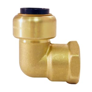 Tectite 1 in. Brass Push-To-Connect Slip Repair Coupling FSBC1SL