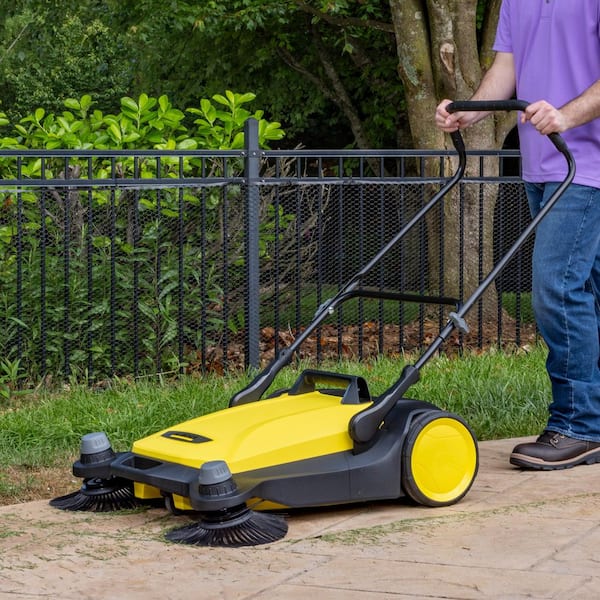 KARCHER しま Karcher S 6 Twin Outdoor Hand Push Walk-Behind Floor Sweeper - 10
