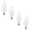 Sylvania 60-Watt B10 Double Life Incandescent Light Bulb In 2700K Soft ...