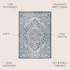 JONATHAN Y Modern Persian Vintage Medallion Navy /Light Gray 5 ft. x 8 ft. Area Rug MDP100B-5
