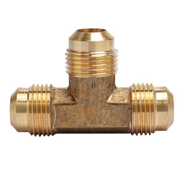 LTWFITTING 1/2 in. Brass 45-Degree Flare Long Nuts (5-Pack) HF41L805 - The  Home Depot