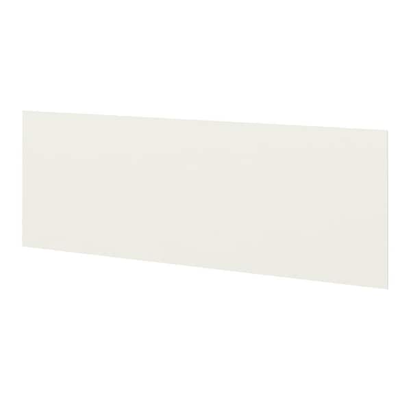 Shaker Full Overlay 96 in. W x 34.5 in. H Finished Panel in Linen White