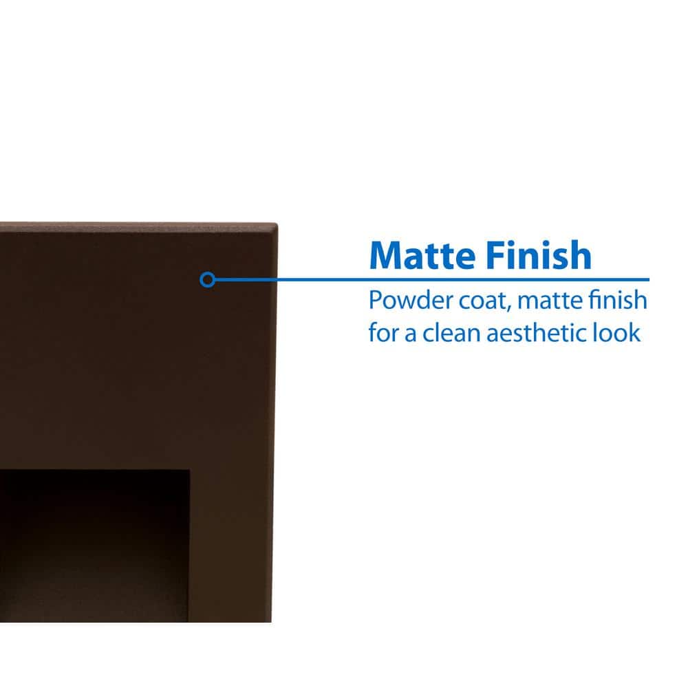 Bronze Matte LED Pathway Step Light