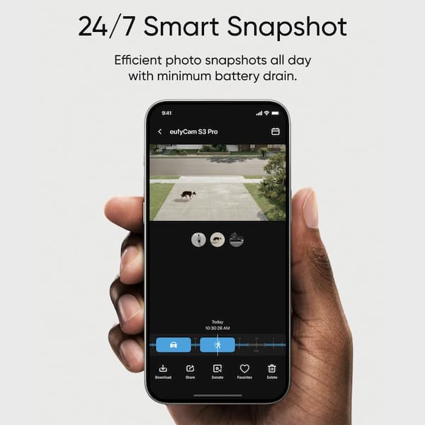 eufy eufy Cam S3 Pro Wireless Outdoor Battery Add-On Security