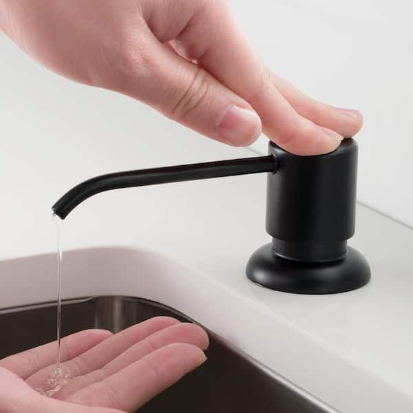 KRAUS Boden Kitchen Soap Dispenser in Matte Black KSD-53MB - The