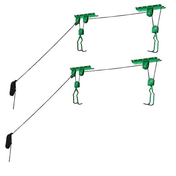 Heavy-Duty Bicycle Garage Storage Lift Hoist (2-Pack)