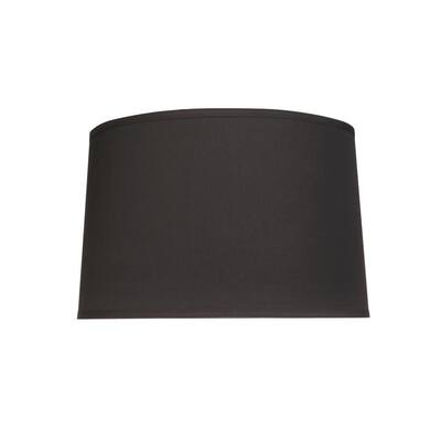 Black Lamp Shades Lamps The Home, 10 Inch Black Drum Lamp Shade