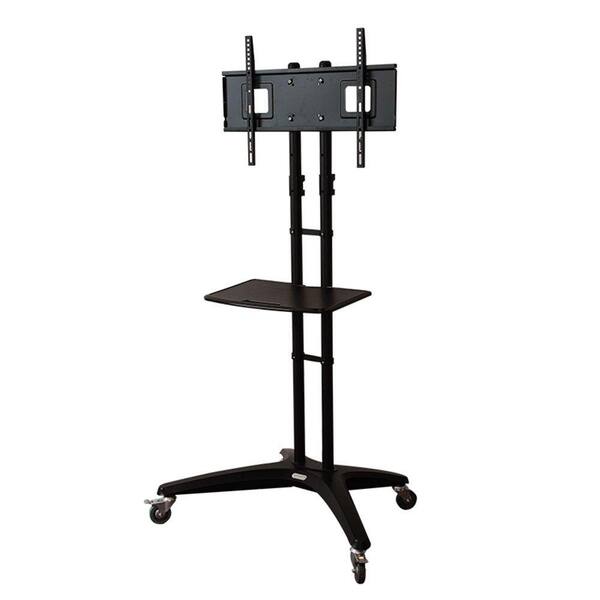 Loctek Mobile TV Cart for LCD LED Plasma Flat Panels Stand with Wheels Mobile Fits 32 in. - 65 in. TVs