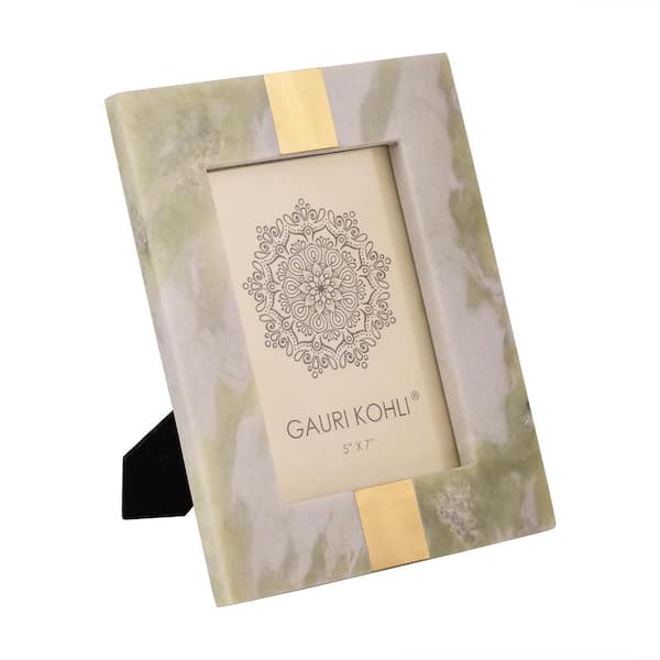 GAURI KOHLI Skye Green Onyx Picture Frame