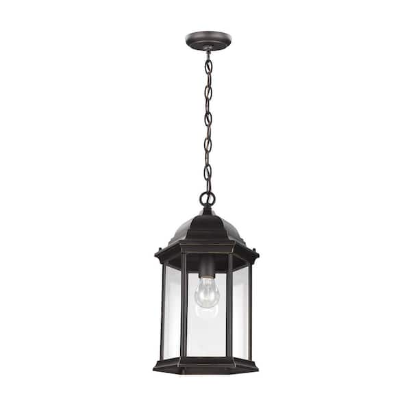 Generation Lighting Sevier Antique Bronze 1-Light Outdoor Hanging Pendant