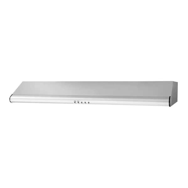 36 in. 300 CFM Under Cabinet Convertible Range Hood in Stainless Steel with Aluminum Filter