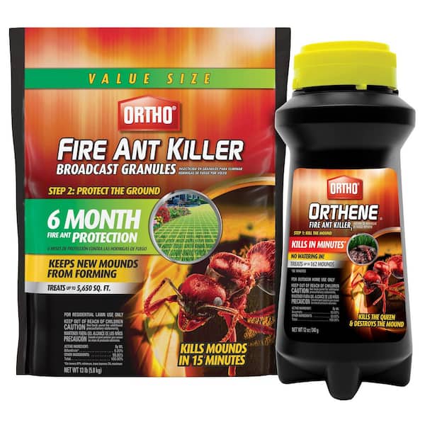 Orthene Fire Ant Killer1 and Fire Ant Killer Broadcast Granules, Two-Step Fire Ant Control System
