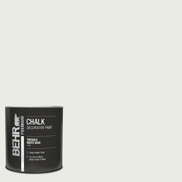 BEHR PREMIUM 1 qt. #PPU12-12 Gallery White Interior Chalk Decorative Paint