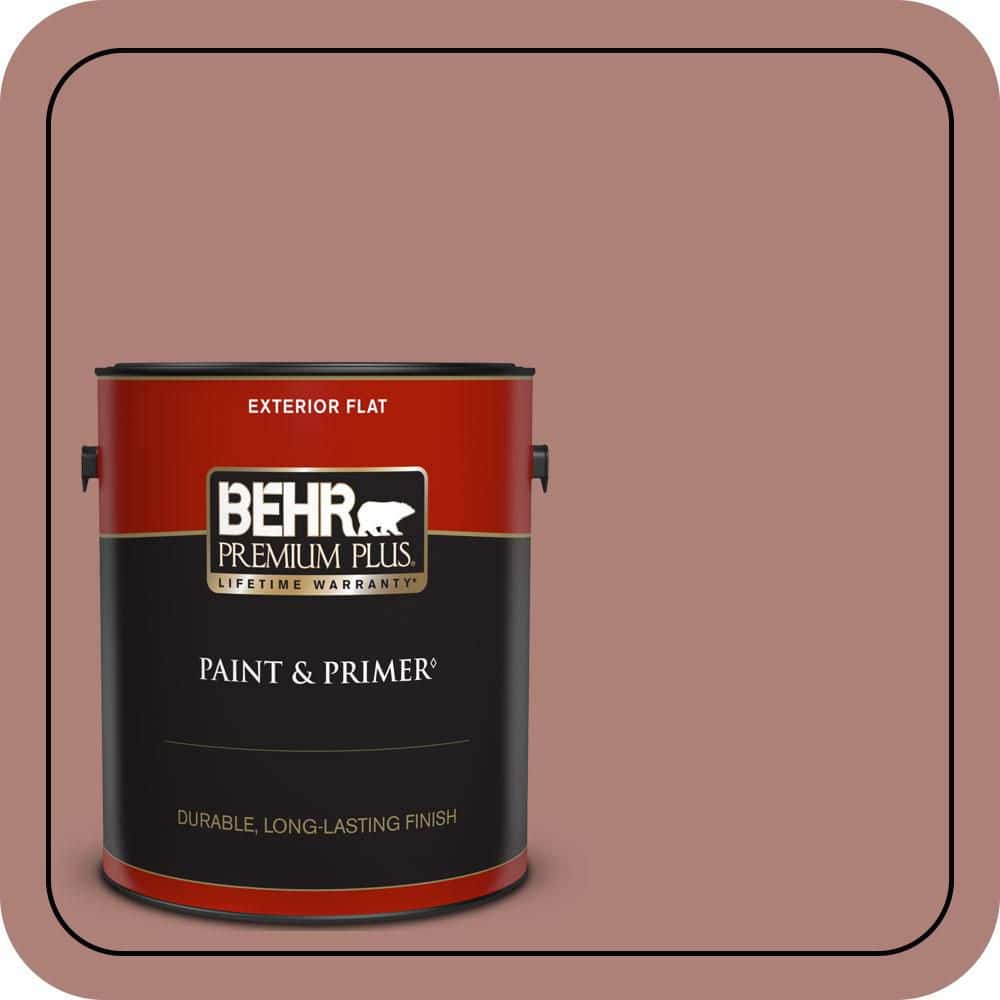 1 gal. #S170-5 Smoke Bush Rose Flat Exterior Paint & Primer price history on PriceWatchPro