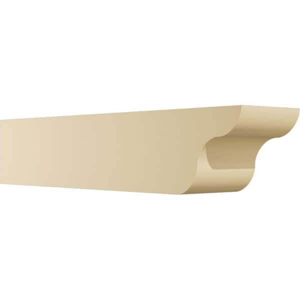 Ekena Millwork Standard Carmel 6 in. W x 6 in. H x 30 in. D Signature Urethane Rafter Tail Outlooker