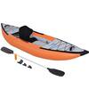 120 in. Inflatable Kayak Set with Paddle and Air Pump, Portable Leisure  Tour Kayak Foldable Fishing Tour Kayak 1-Person N710A1902 - The Home Depot