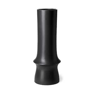 Lafarge III Black Ceramic Vase