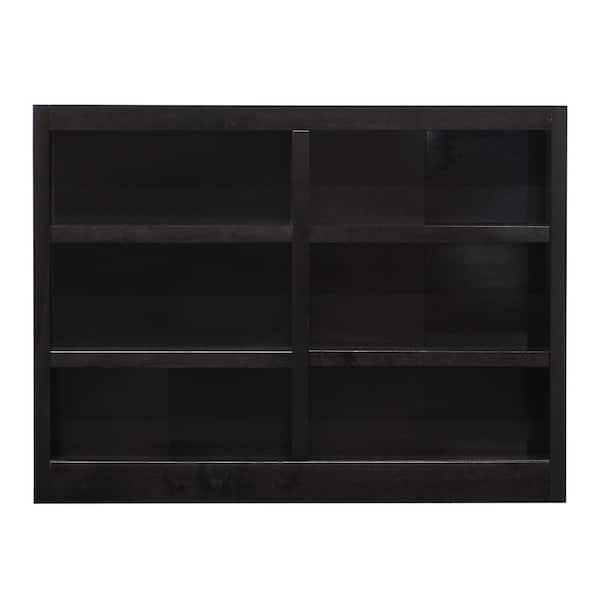Concepts In Wood 36 in. Espresso Wood 6-shelf Standard Bookcase with Adjustable Shelves