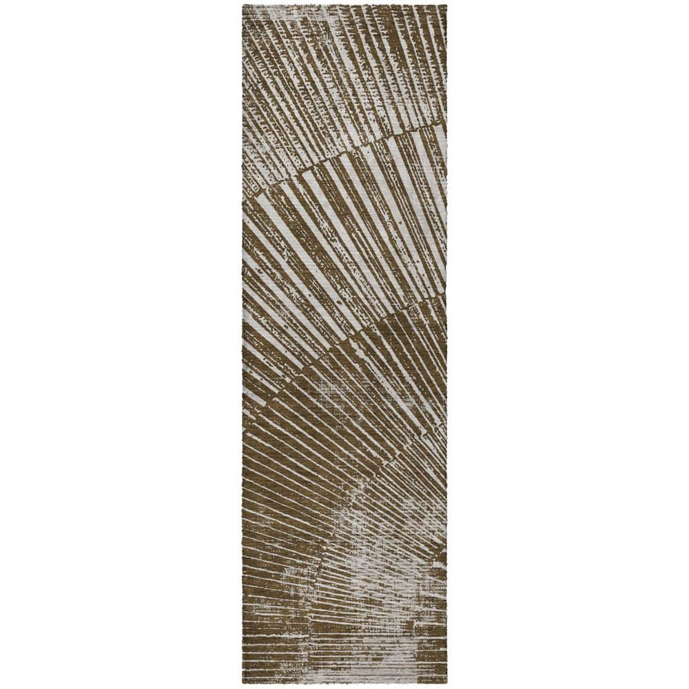 Dream Shag Premium Machine Washable Abstract ADS542 Chocolate 2 ft. x 7 ft. Runner Rug price history on PriceWatchPro