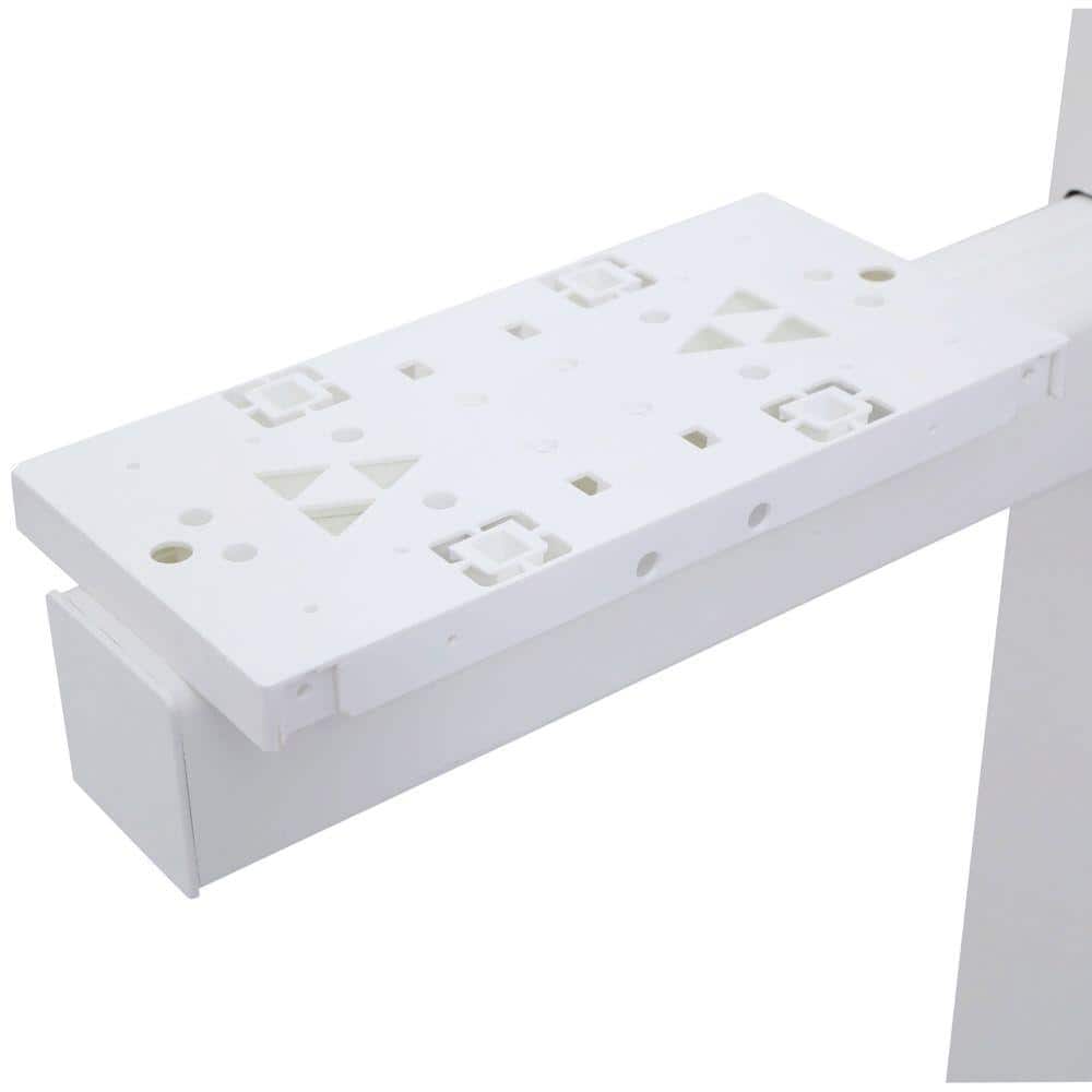 Whitley White Polycarbonate Traditional Mailbox Post