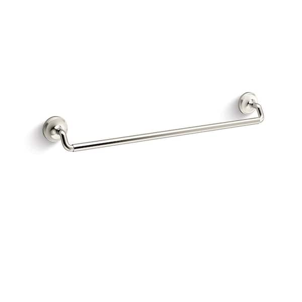 KOHLER Paces 24 in. Wall Mounted Towel Bar in Vibrant Polished Nickel