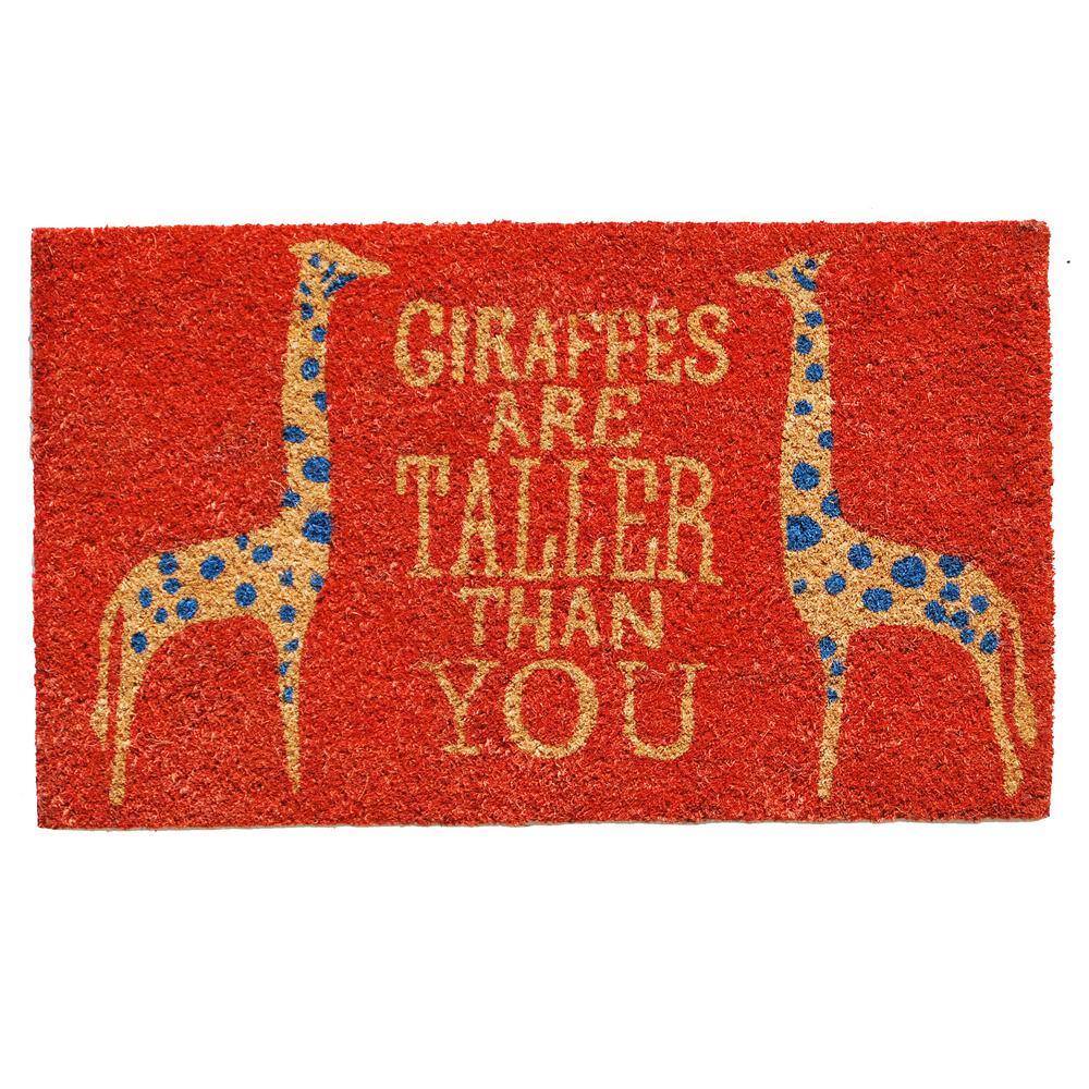 Giraffes Door Mat 17 in. x 29 in. price history on PriceWatchPro