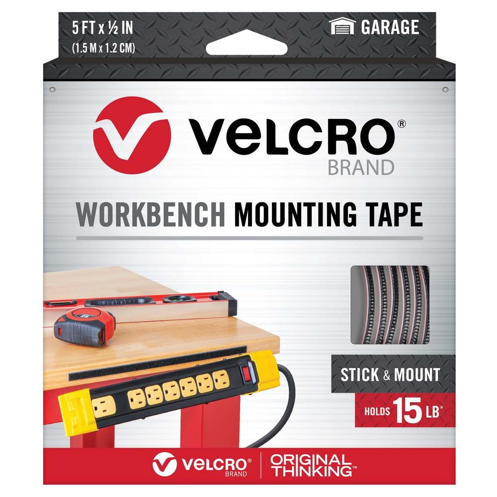 Ultra thin VELCRO® brand hook&loop tape double sided Widths: 3/8'', 1/2, &  5/8