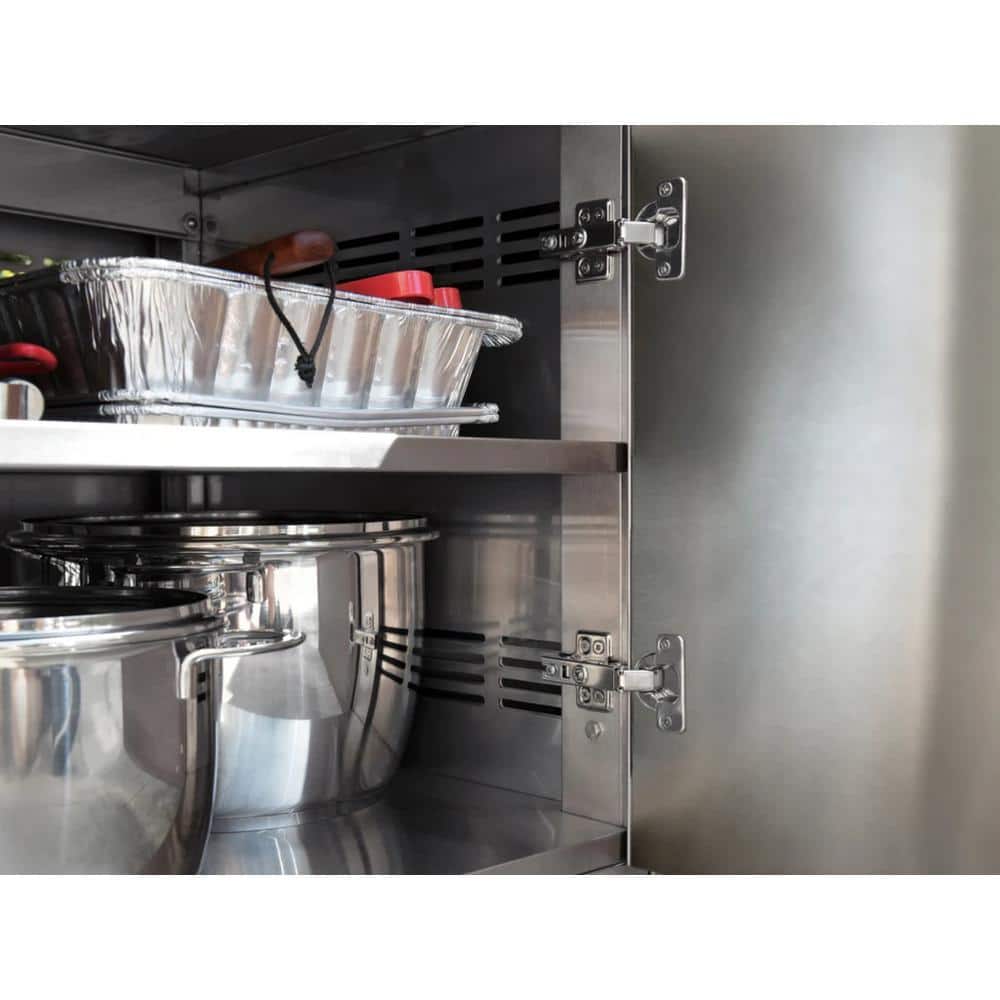 Stainless Steel Outdoor Kitchen Cabinet Set with Sink and Grill Cabinet