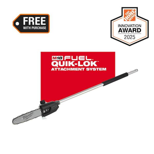 M18 FUEL QUIK-LOK 10 in. Pole Saw Attachment (Tool-Only)