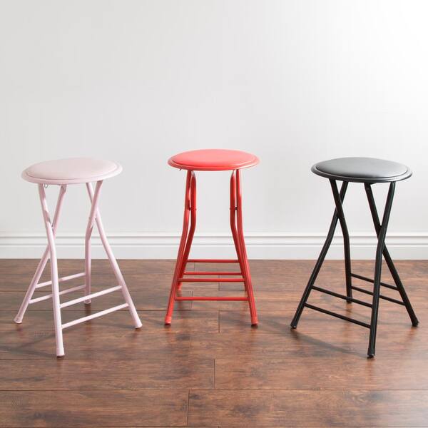cushioned folding stool trademark home