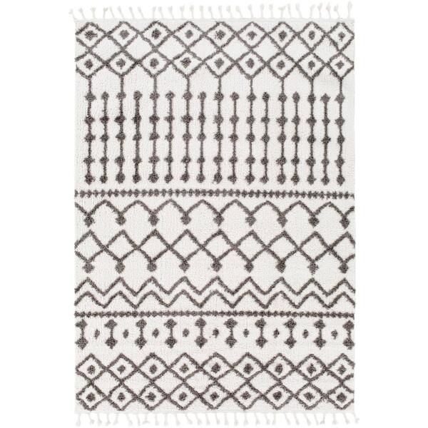 Artistic Weavers Cannes Charcoal/Cream 5 ft. x 7 ft. Indoor Area Rug