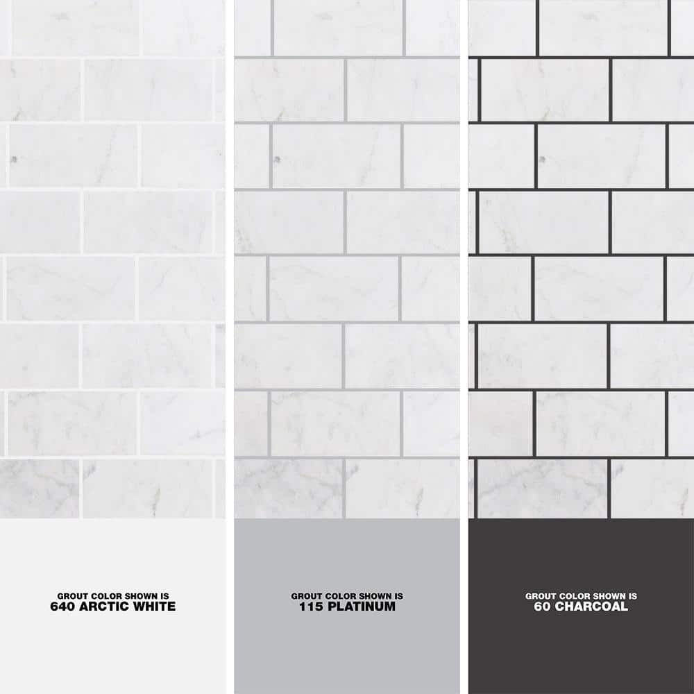 White Carrara Polished Marble Subway Tile for Floor & Wall