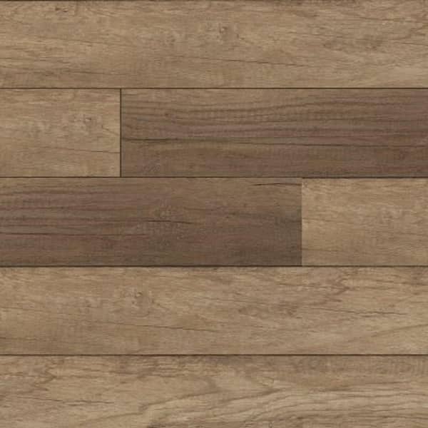 Unbranded Take Home Sample - Vista Falls Dekalb Hickory Laminate Flooring with 5 in. x 10 in.
