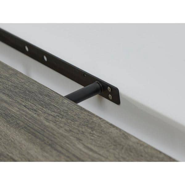 Gray Ash Oak 24" Floating Wall Shelf