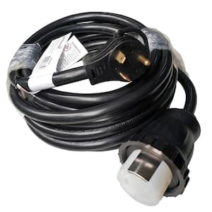 25 ft. 10/3 RV 30 Amp to Marine 50 Amp NEMA TT-30P to SS2-50R Adapter Extension Cord