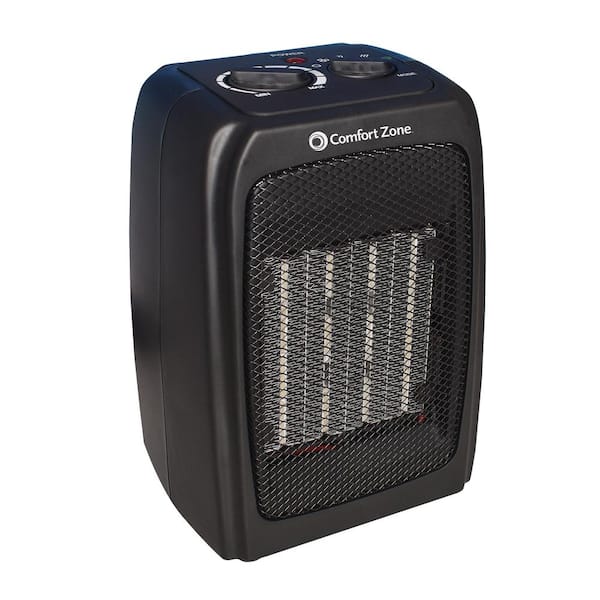 Comfort Zone Energy Save 1500-Watt Electric Ceramic Space Heater with  Thermostat and Fan CZ442E - The Home Depot
