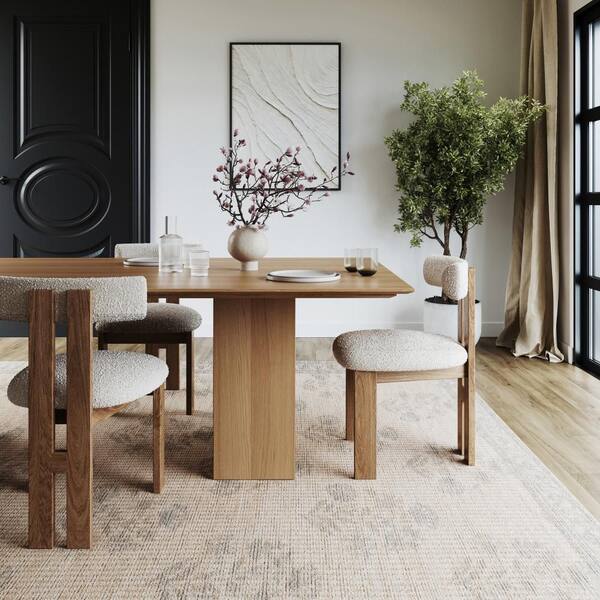 Sylv Textured Floral and Paisley Ivory 6 ft. x 9 ft. Indoor Area Rug