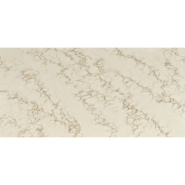 4 in. x 4 in. Quartz Countertop Sample in Grand Mesa