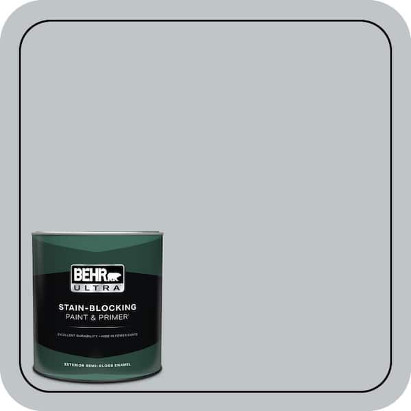 BEHR ULTRA 1 qt. #N510-2 Galactic Tint Semi-Gloss Enamel Exterior Paint & Primer