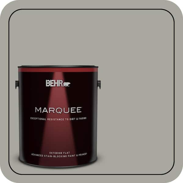 BEHR MARQUEE 1 gal. #PPU25-05 Old Celadon Flat Exterior Paint & Primer