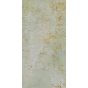 Aureate Moss Green 19.69 in. x 39.37 in. Natural Porcelain Rectangle Wall and Floor Tile (15.99 sq. ft./Case) (3-pack)