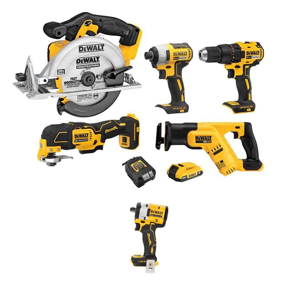 Have a question about DEWALT 20V MAX Lithium-Ion Cordless Combo Kit(5 ...