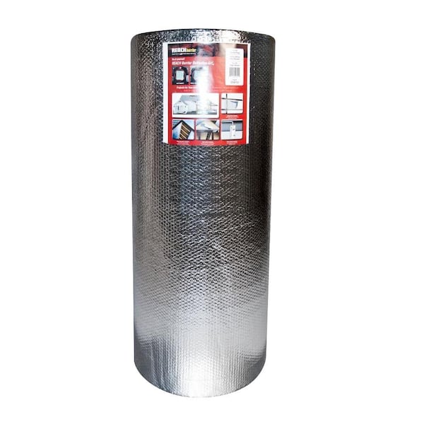 Reach Barrier 4 ft. x 125 ft. Double Reflective Insulation Air Roll with Double Bubble