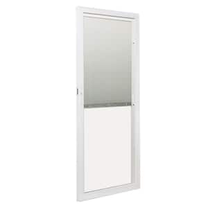 70-1/2 in. x 79-1/2 in.200 Series White Right-Hand Perma-Shield Sliding Patio Door w/ White Int, Moving Panel w/ Blinds