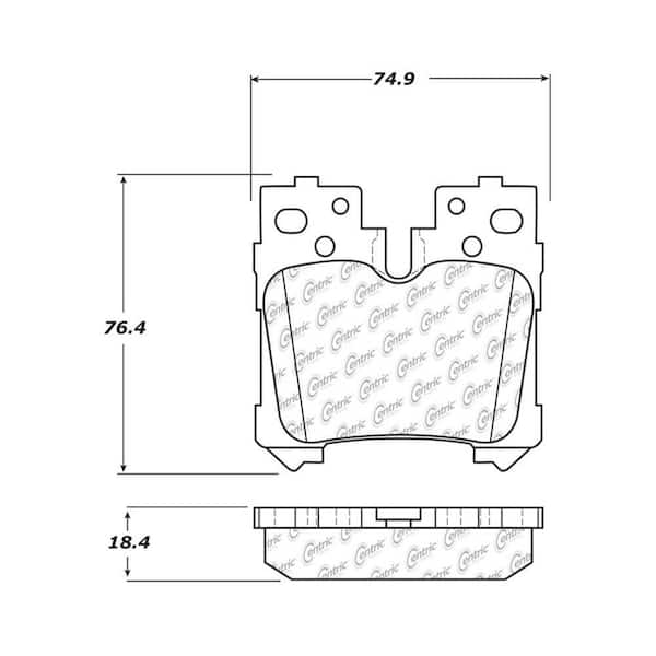 Centric Parts Disc Brake Pad Set